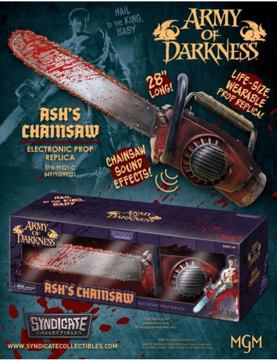 Army of Darkness Ash’s Chainsaw Evil Dead Electronic Prop Replica