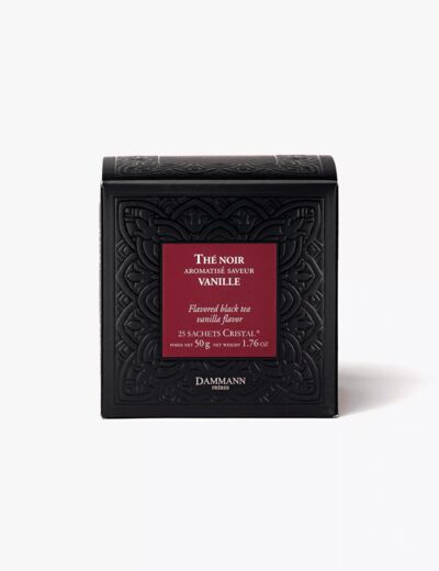 Thé noir Vanille 25 sachets Cristal