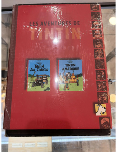 Livre Double Album Tintin Edition France Loisirs