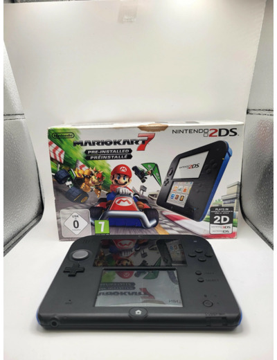 Console Nintendo 2ds Noir/Bleu Pack Mario Kart 7