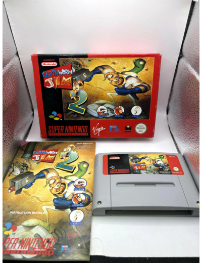 Jeu SNES Earthworm Jim 2