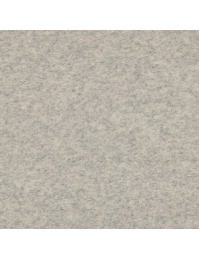 Sélection Coup de Coudre - Tissu Polaire en Laine Merinos Uni Gris Clair