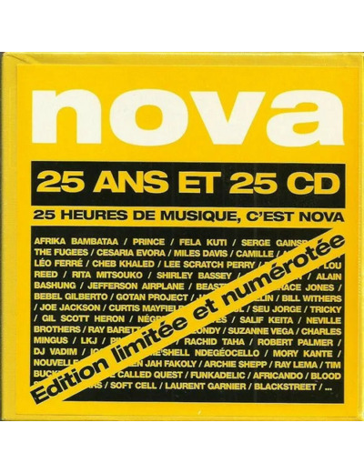 Cd 25 Ans Radio Nova (2006)