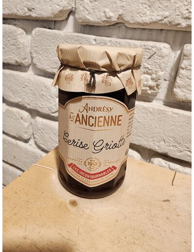 Confiture Cerise Griotte Andresy à l'ancienne