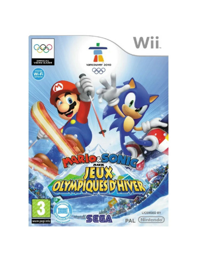 Jeu Wii Mario Sonic Aux Jeux Olympiques D'hiver