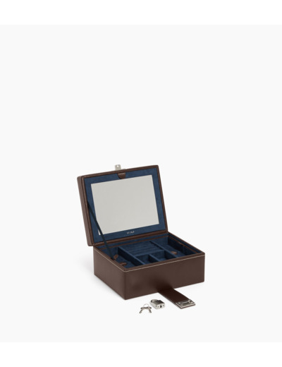 Boite à bijoux moyen modèle en cuir