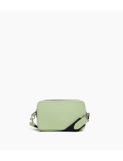 Petite sacoche 2 compartiments Emile en cuir grainé