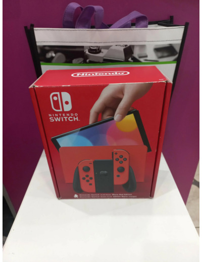 Console Nintendo Switch Modèle OLED Edition Mario (rouge)