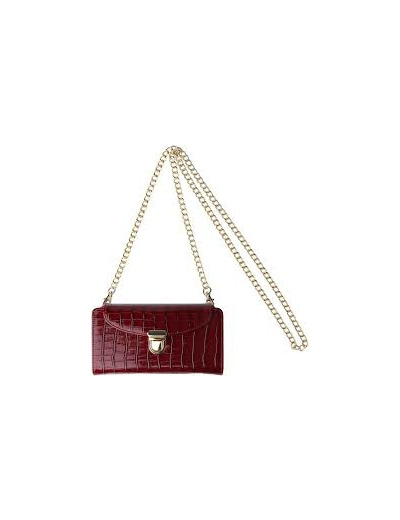 Sac pour Smartphone Bordeaux avec Portefeuille Interne
