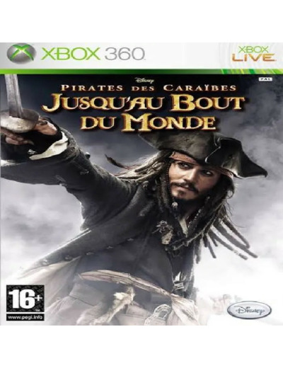 Jeu Xbox 360 Pirates des Caraibes Jusqu'au Bout Du Monde