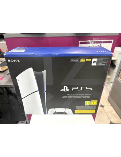 Sony PlayStation 5 Slim Digital Edition - Console de jeux - 8K - HDR - 825 Go SSD - Astro's Playroom