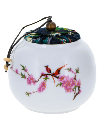 POT À THÉ PORCELAINE 50g
