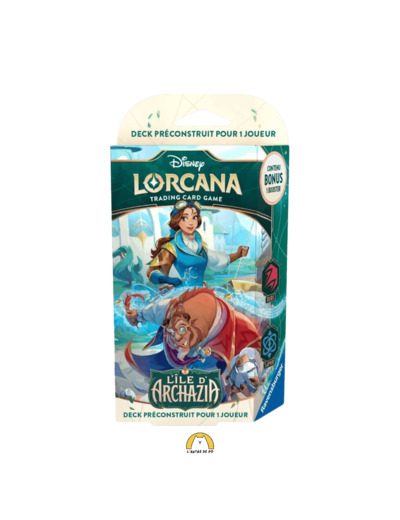 Deck Lorcana Chapitre 7 L'île d'Archazia : La Belle et la Bête - FR