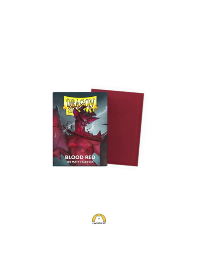 Sleeves Dragon Shield Matte : Blood Red