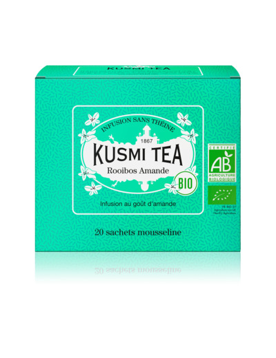 Infusions & Déthéinés Rooibos Amande Bio - Etui 20 sachets mousseline - 40gr net