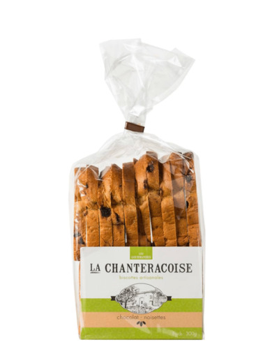 Biscottes artisanales Gourmandes Chocolat-Noisette 300g