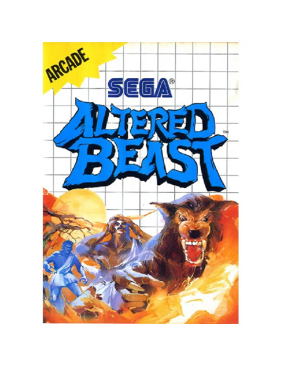 Jeu Sega Master System Altered Beast
