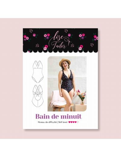 Lise Tailor – Patron Femme Maillot de Bain "Bain de Minuit" du 34 au 52