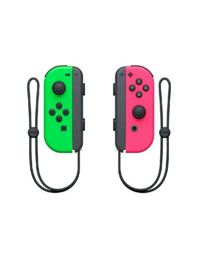 Paire de Manettes Joy Con Gauche Vert Néon Et Droite Rose