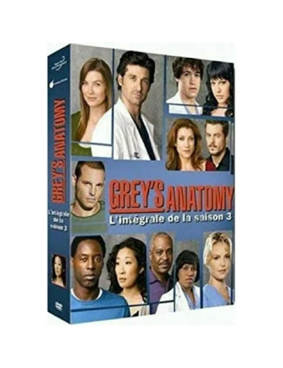Dvd Grey's Anatomy : L'intégrale saison 3 - Coffret 7 DVD