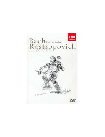 Dvd Bach - Cello Suites - Rostropovich