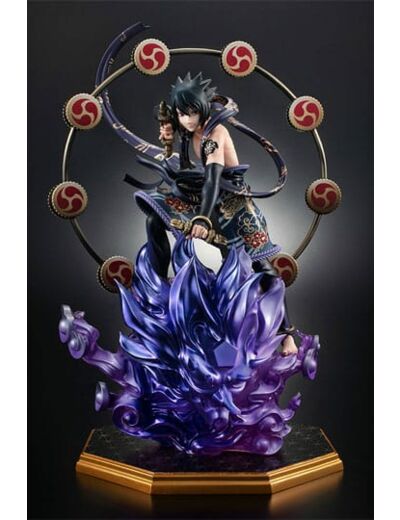 Megahouse Naruto Shippuden Statuette PVC Precious G.E.M. Series Sasuke Uchiha Thunder God 28 cm