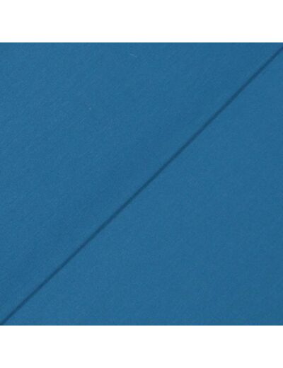 Fibre Mood - Tissu Toile de Viscose Melangé Stretch Uni Couleur Bleu Profond