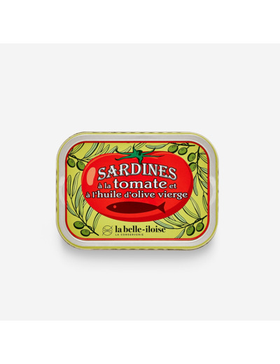 Sardines à huile d'olive et tomate 115g