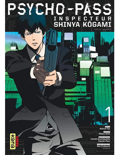 Livre Psycho-pass Inspecteur Shinya Kôgami Tome 1