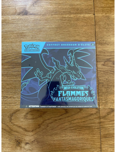 Coffret dresseur d'élite Pokémon ( ETB ) Méga-Evolution Flammes Fantasmagoriques - ASMODEE