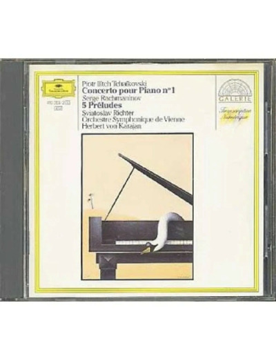 Cd Peter Tschaikowsky Klavierkonzert Nr. 1  5 Préludes