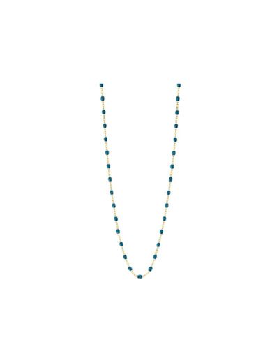 Collier Gigi Clozeau Classique en or jaune et résine jungle, 50cm