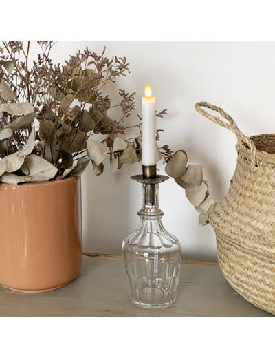 Porte-bougie carafe simple