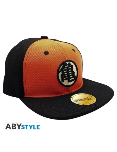 DRAGON BALL - Casquette snapback- Noir & Orange- Kame