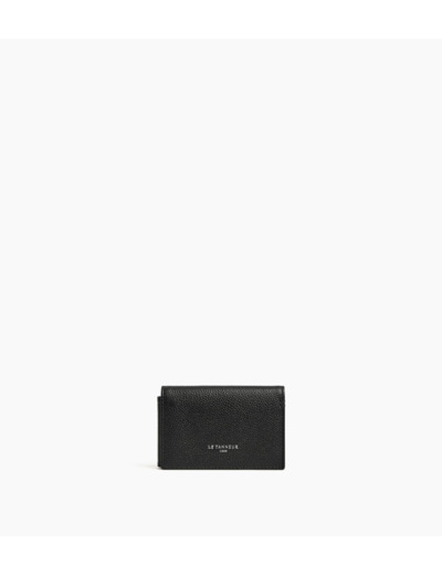 Porte cartes horizontal 2 volets Lucien en cuir grainé