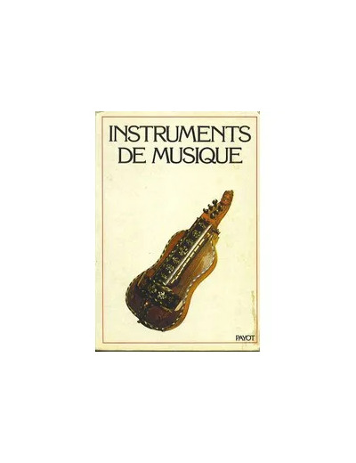 Livre Les Instruments de musique dans l'art