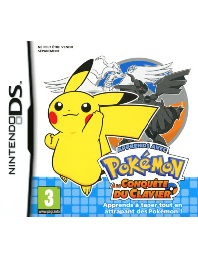 Jeu Nintendo ds Apprends Avec Pokémon : A La Conquête Du Clavier