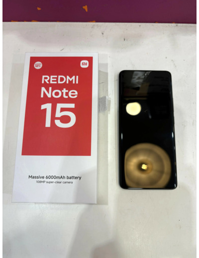 Smartphone Xiaomi Redmi Note 15 128go
