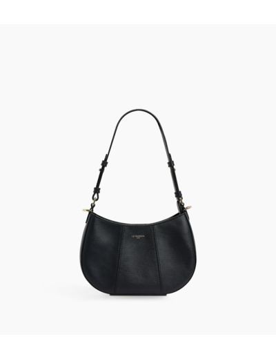 Petit sac demi-lune Juliette en cuir grainé