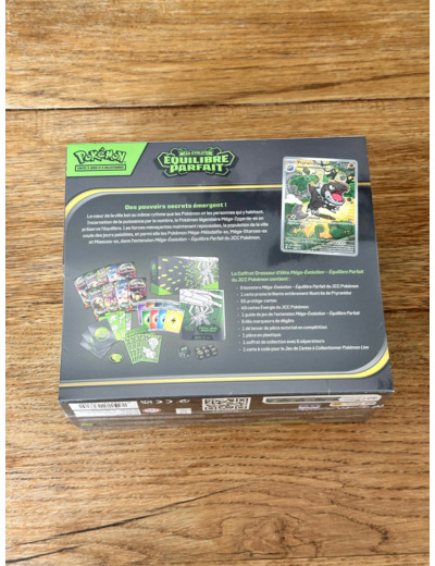 Coffret Dresseur d’élite Pokémon ETB Méga-Évolution Équilibre Parfait (1 Carte Promo entièrement illustrée, 9 boosters et des Accessoires de Jeu Premium) du JCC Pokémon