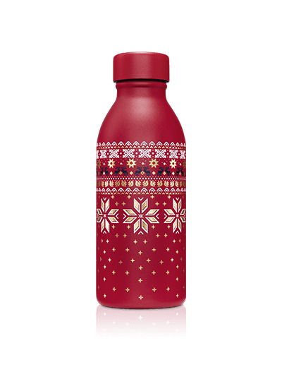 Accessoires Bouteille isotherme 49Cl avec infuseur Noël 2024 - Rouge