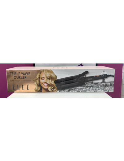 Fer à Boucler Triple Têtes / Boucleur ELLE (Triple wave curler)
