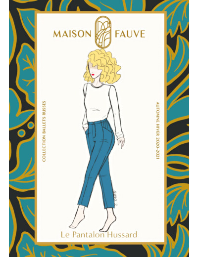 Maison Fauve – Patron pantalon, jean "Hussard" du 34 au 52