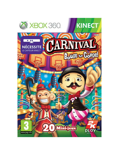 Jeu XBox 360 Carnival Bouge ton corps ! (100% KINECT)