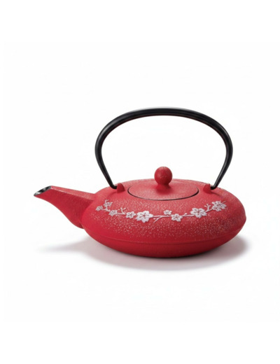 THÉIÈRE JAPONAISE FONTE IWACHU 0.6L - SAKURA