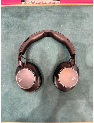 Micro - casque sans fil Poly Voyager Voyager Surround 80 UC Bluetooth Noir + adaptateur USB - C et USB - A