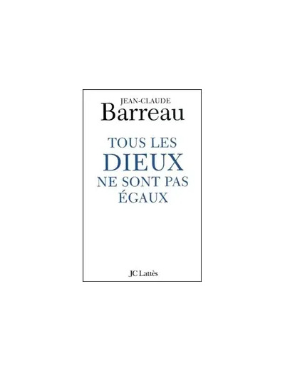 Livre Tous les dieux ne sont pas égaux