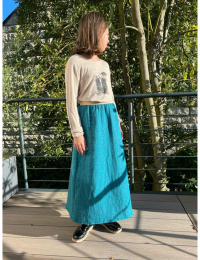 L'enfant Roi – Patron Enfant Jupe Longue "Circée" de 6 ans à 16 ans