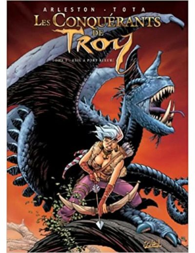 Livre Les Conquérants De Troy Tome 1 - Exil À Port - Fleuri