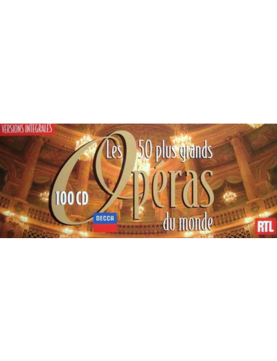 Cd Les 50 Plus Grands Opéras Du Monde (Versions Integrales) (2007)